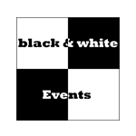 black and white